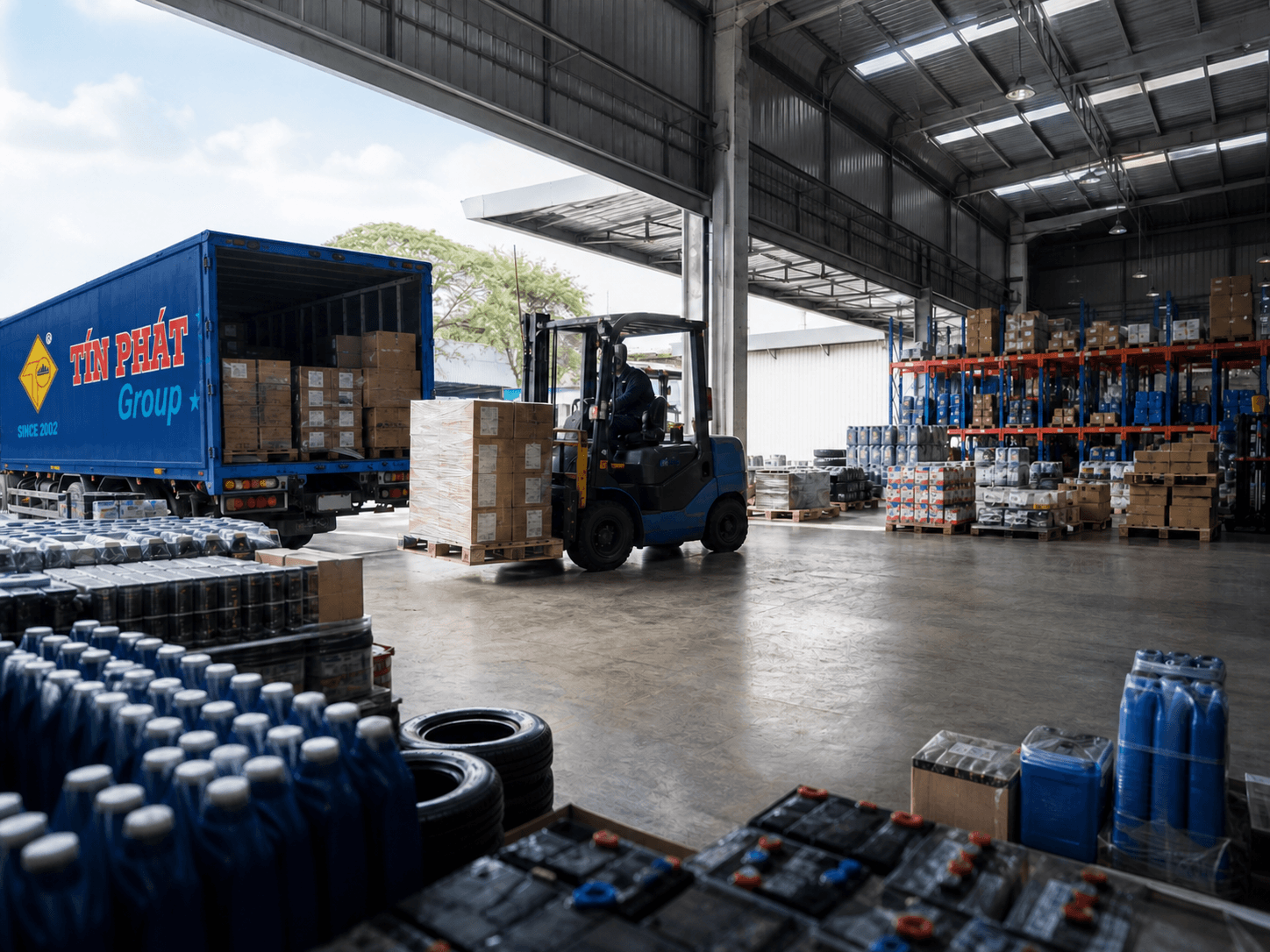 Năng lực kho vận và phân phối của TÍN PHÁT