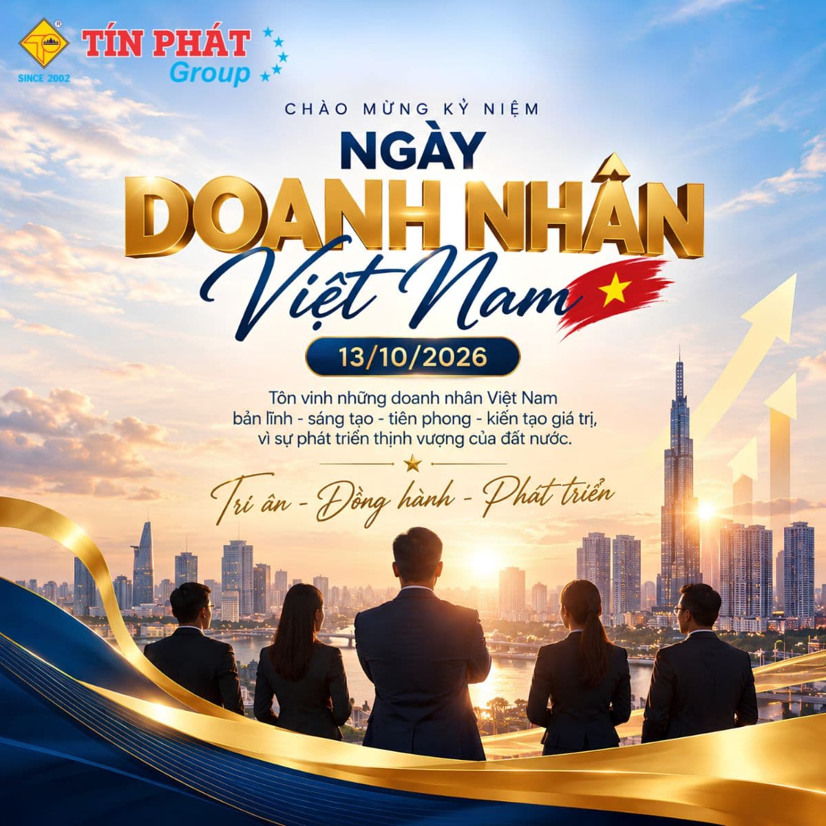 TÍN PHÁT Group Chúc Mừng Ngày Doanh Nhân Việt Nam 13/10/2026